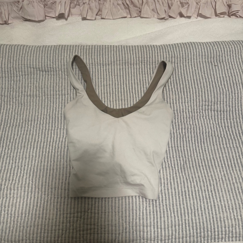 lululemon align tank white size 0